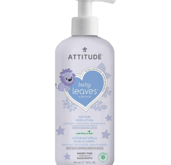 Attitude - baby leaves body lotion (goodnight almond milk) 473ml Supply