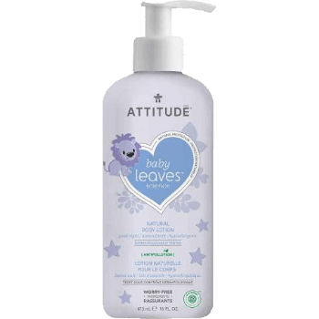 Attitude - baby leaves body lotion (goodnight almond milk) 473ml Supply