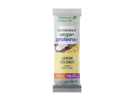 Genuine health - fermented vegan proteins+  lemon coconut bar (1) Online Hot Sale