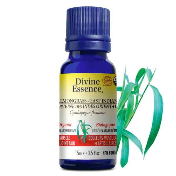 Divine essence - east indian lemongrass organic Cheap