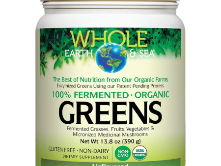 Whole earth & sea - fermented organic greens :  unflavoured - 390g For Discount