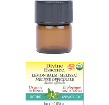 Divine essence - melissa lemon balm 100% organi For Sale