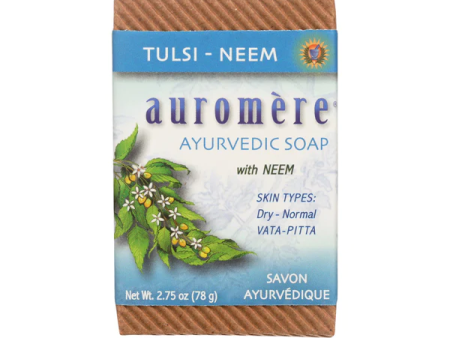 Auromère - ayurvedic bar soap tulsi neem - 78g Cheap