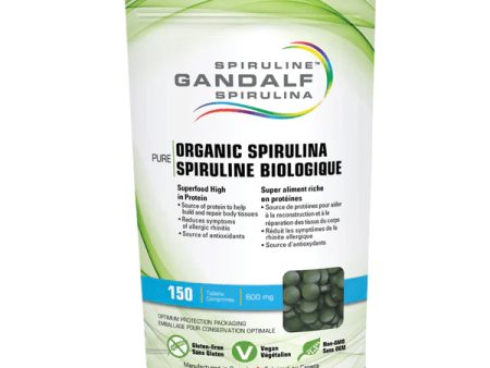 Gandalf - organic spirulina 600 mg - 150 tabs Discount