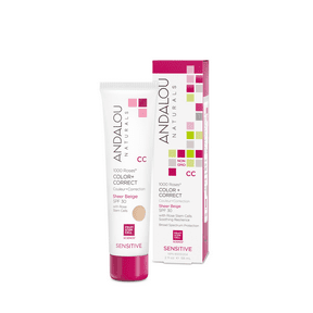 Andalou naturals - sensitive 1000 roses cc color + correct sheer tint spf 30 - 58 ml Online now