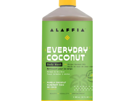 Alaffia - everyday coconut body wash : purely coconut - 950 ml Hot on Sale