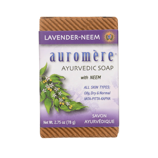 Auromère - ayurvedic bar soap lavender neem - 78g on Sale