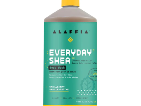 Alaffia - everyday shea body wash : vanilla mint - 950 ml For Cheap