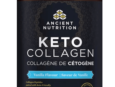 Ancient nutrition - ketocollagen - vanilla 340 g on Sale