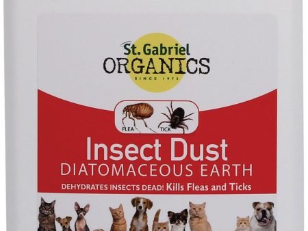 St Gabriel Organics - Insect Dust Diatomaceous Earth Flea & Tick Control Hot on Sale