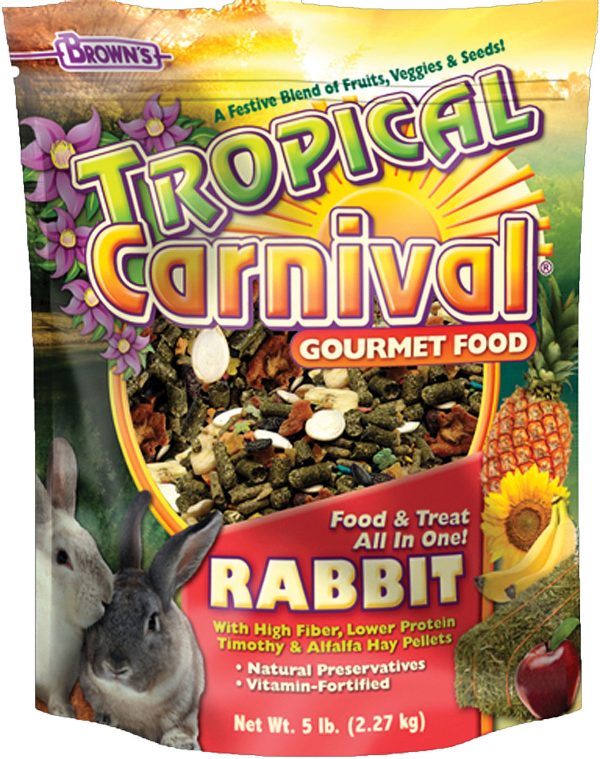 F.m. Browns Inc - Pet - Tropical Carnival Gourmet Rabbit Food Cheap