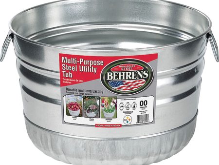 Behrens Manufacturing - Galvanized Steel Utility Basket Tub Online