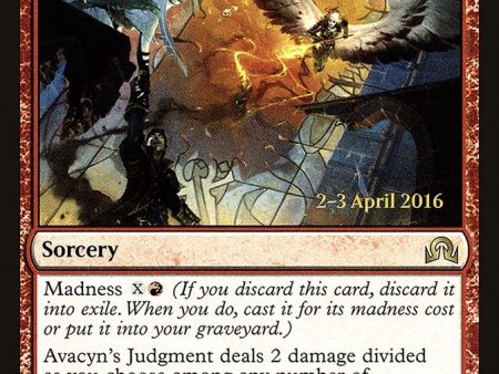 Avacyn s Judgment [Shadows over Innistrad Prerelease Promos] on Sale