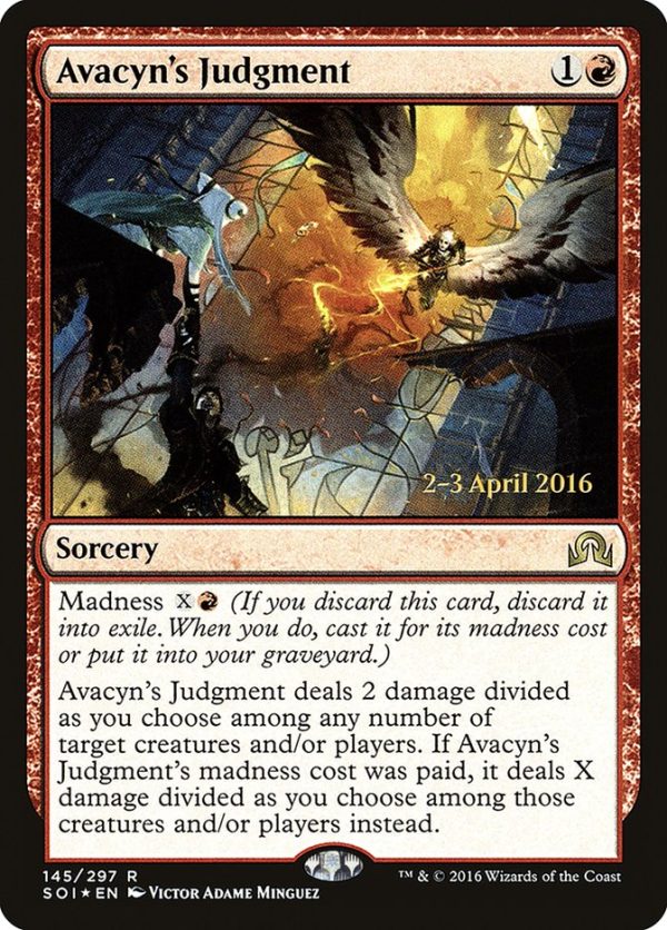 Avacyn s Judgment [Shadows over Innistrad Prerelease Promos] on Sale