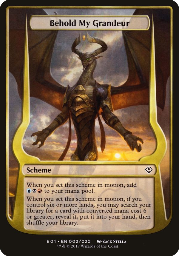 Behold My Grandeur (Schemes) [Archenemy: Nicol Bolas Schemes] Supply