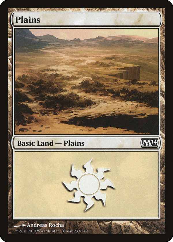 Plains (233) [Magic 2014] on Sale