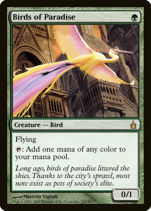 Birds of Paradise [Ravnica: City of Guilds] For Sale