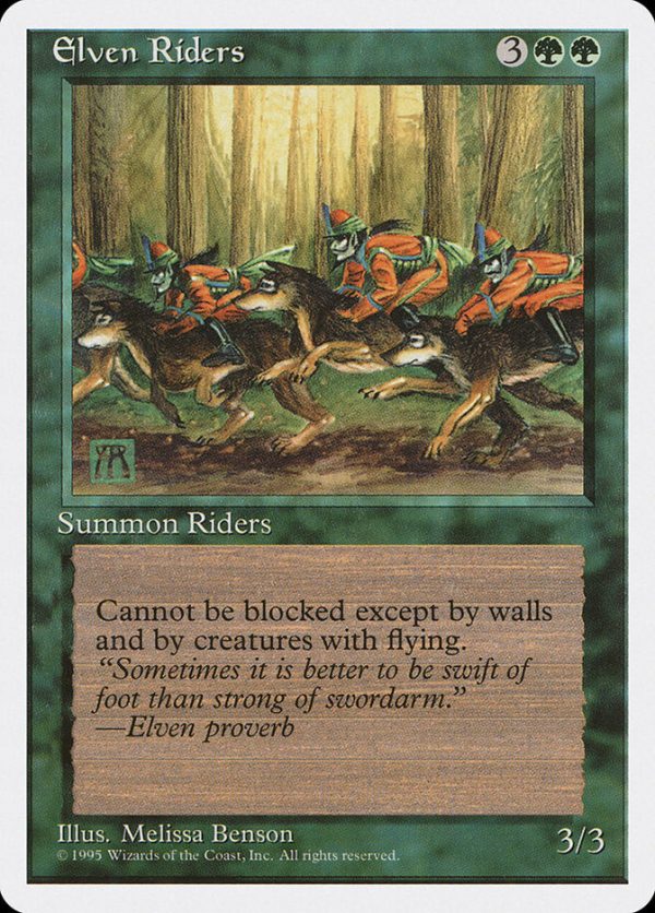 Elven Riders [Fourth Edition] Discount