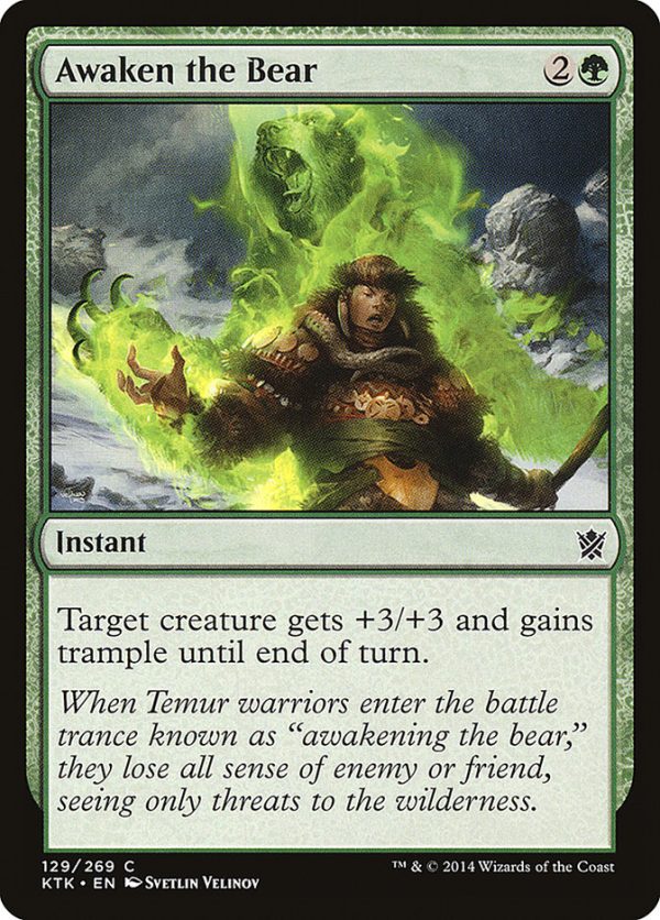 Awaken the Bear [Khans of Tarkir] For Discount