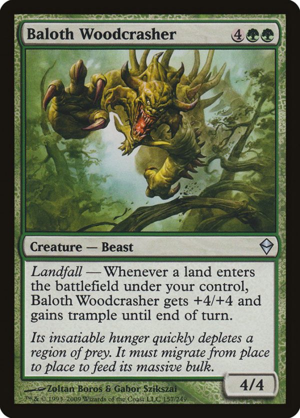 Baloth Woodcrasher [Zendikar] Supply