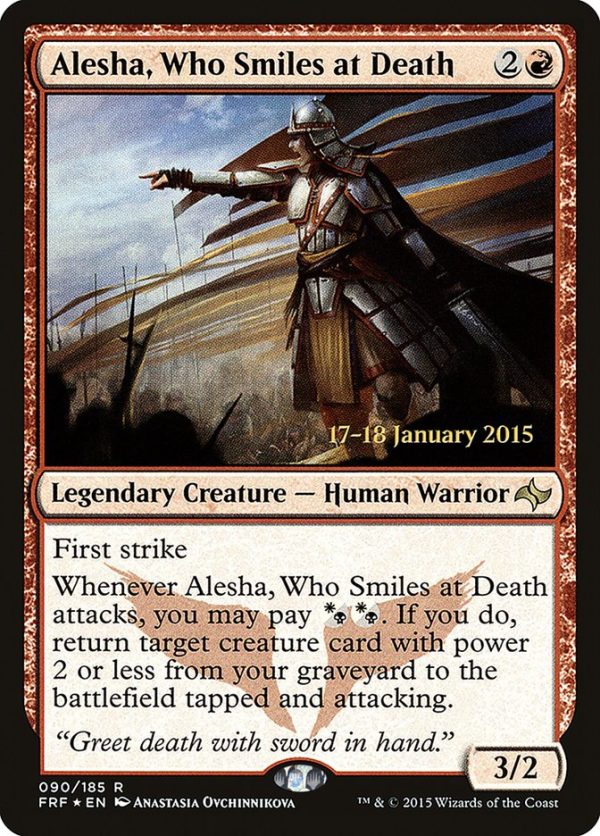 Alesha, Who Smiles at Death [Fate Reforged Prerelease Promos] Online Hot Sale