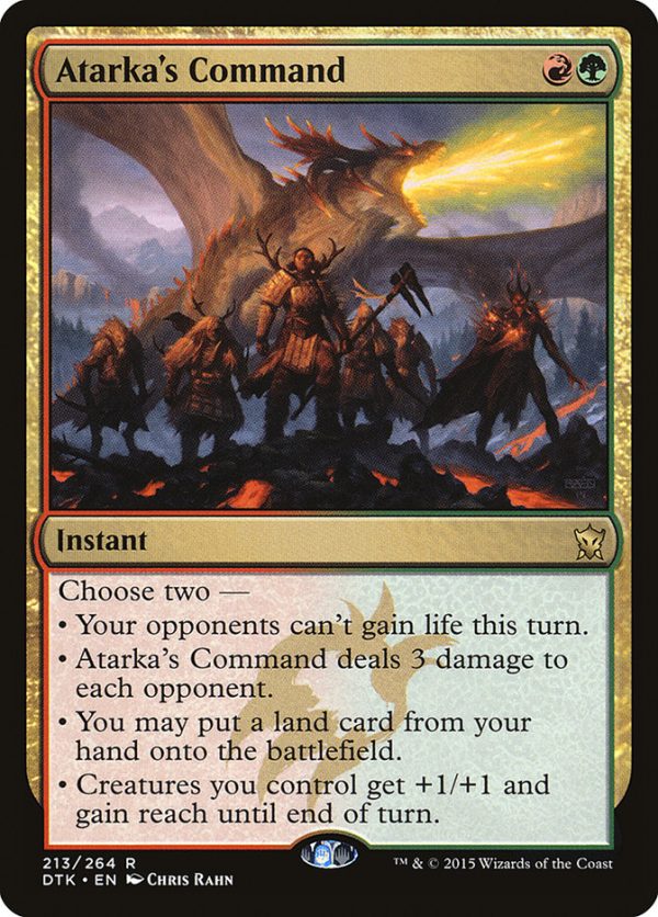 Atarka s Command [Dragons of Tarkir] Online now