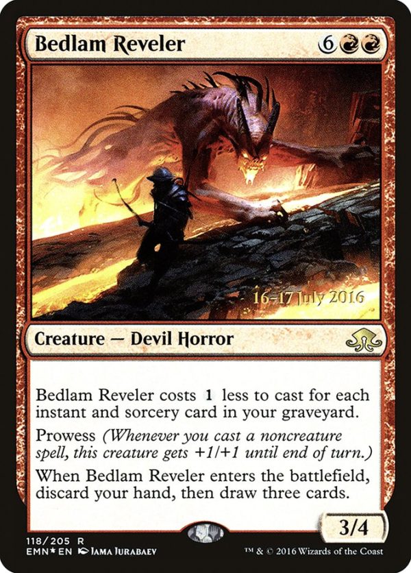 Bedlam Reveler [Eldritch Moon Prerelease Promos] Online now