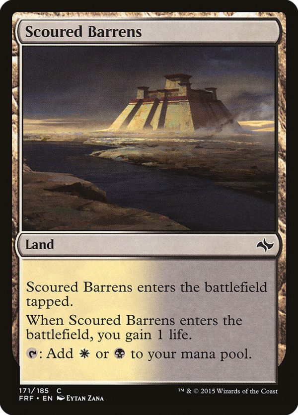 Scoured Barrens [Fate Reforged] Hot on Sale