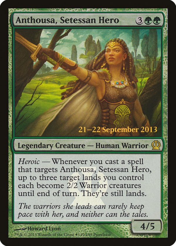 Anthousa, Setessan Hero [Theros Prerelease Promos] on Sale