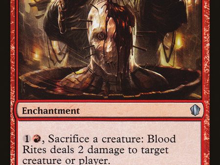 Blood Rites [Commander 2013] Hot on Sale