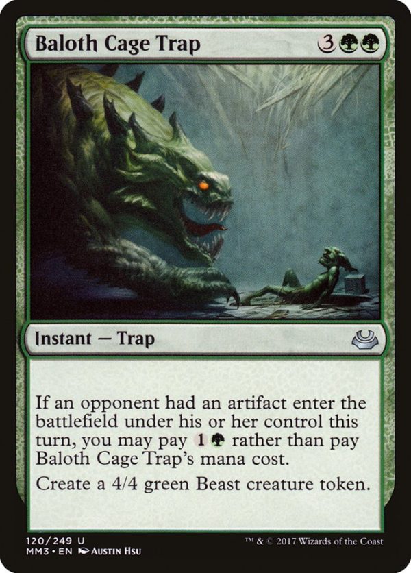 Baloth Cage Trap [Modern Masters 2017] Online now